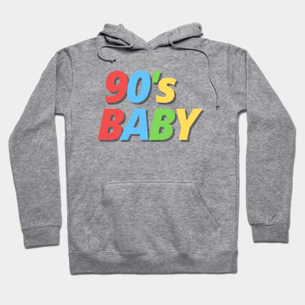 90's Baby - Proud 90's Kid Hoodie by Moshi Moshi Designs
